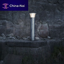 Urban bollard light KAROcontemporarygalvanised steelpolycarbonate