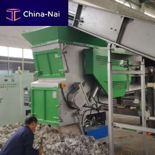 Single-shaft shredder plastic