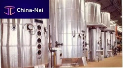 Rising film evaporator processfor liquids