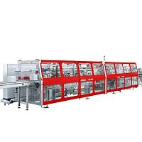 Continuous case packer Altairpackaging machinecartonbeverage