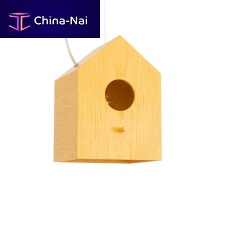 Pendant lamp BIRDHOUSE PMwoodoriginal designcorded