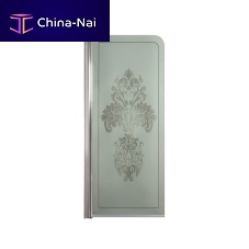 Swing bath screen ARCADIA: FLORALframeless