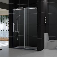 Tempered glass shower ENIGMA-Xsliding doorfor alcoveskit