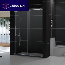 Tempered glass shower ENIGMA-Xsliding doorfor alcoveskit