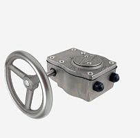 Manual valve actuator GBXSSquarter-turnworm gearIP67