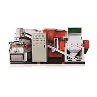Rotor granulator for metals