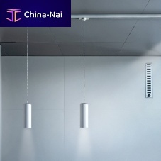 LED track light KRONNcylindricalextruded aluminumcommercial