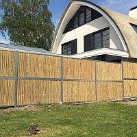 Fence with panels BAMBOOWALL gardensteelcontemporary