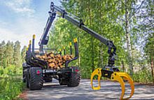Tractor-mounted loader 326T forestry
