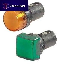 Steady indicator light snap-inround