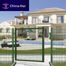 Electro-welded steel garden gate