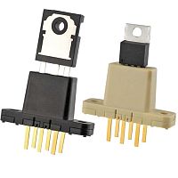 Transistor test socket T3P-L214-ST-seriesKelvin