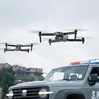 Quadrotor drone EVO Lite for industrial applicationsfor exterior security applicationsfor military applications