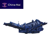 Mobile screener wetfor bulk materialsfor waste