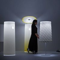 Floor lamp VIVAA.socialpolycarbonatelacquered steeloriginal design