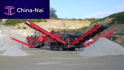 Mining screening unit GIPOSCREEN S 2160mobilefor bulk materials3-deck