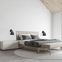 Contemporary wall light CLARELLE indooraluminumlacquered steel