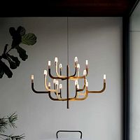 Contemporary chandelier J-uspolycarbonatealuminumcopper