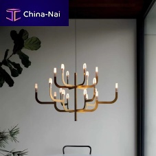 Contemporary chandelier J-uspolycarbonatealuminumcopper