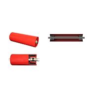 Slip-on conveyor roller drivenPVC-coatedgalvanized