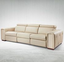 Contemporary sofa BERGHliving roomleatherbeige