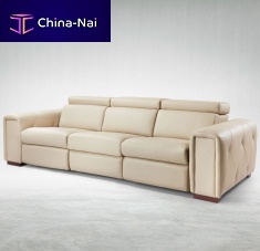 Contemporary sofa BERGHliving roomleatherbeige