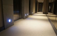 Recessed wall light fixture AT44LEDsquareIP44