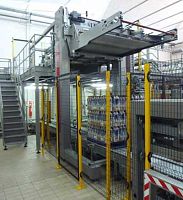 High level infeed palletizer Antaresfor loadspackagecarton