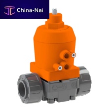 Piston valve MV 309pneumaticfor chemical productsPTFE