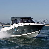 Outboard cabin cruiser 785wheelhousefishing8-person max.