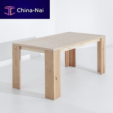 Contemporary table MONTE solid woodAmerican walnutpine