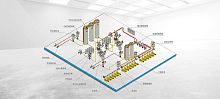 Automatic feeding system for production linesmaterial