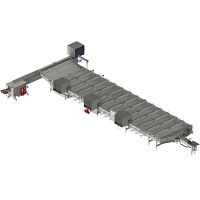 Cooling system for the food industry
