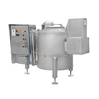 Centrifuge for the food industry processverticaltop-loading