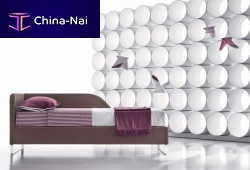 Contemporary sofa ANTARESfabricmulti-color3-seater