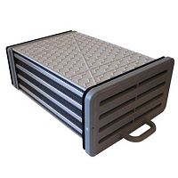 Air-cooled condenser aluminized
