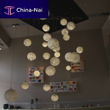 Pendant lamp LUNESblown glasscontemporarycorded