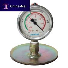 Bourdon tube vacuum gauge UXPwet dial