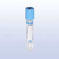 Coagulation analysis collection tube 70060cylindricalwhole bloodPET