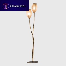 Floor-standing lamp DOGE metalblown glassVenetian glass