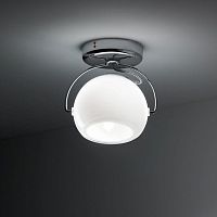 Contemporary ceiling light BELUGA D57roundglassmetal