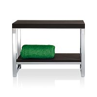 Contemporary bench WO SMwoodensteelwood effect