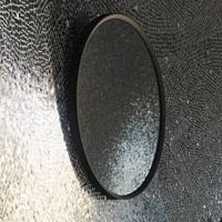 Wall-mounted bathroom mirror 42848000contemporaryovalmetal