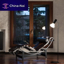 Floor-standing lamp pin F1270aluminumblown glasscontemporary