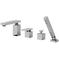 Shower mixer tap E-3751-LM31for bathtubdeck mountedchromed metal
