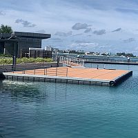 Floating platform for floating housesaluminum alloy
