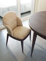 Contemporary table TOLOMEO woodenrectangularround