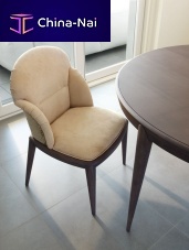 Contemporary table TOLOMEO woodenrectangularround