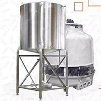 High-capacity cooling tower for waterfor the food industryfor oil