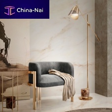 Floor-standing lamp SAVOYEbrasscontemporarycorded